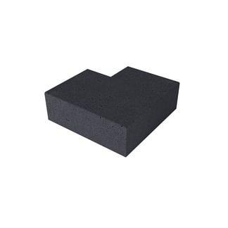 Schellevis oud hollandse trap hoekstuk 90° (40/20) buiten carbon 60x60 cm