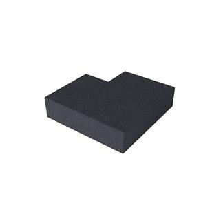 Schellevis oud hollandse trap hoekstuk 90° (37/15) binnen carbon 60x60 cm
