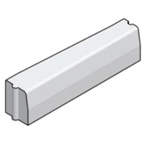 Trottoirband 13/15x25-18/20x25 verloop links grijs visbek