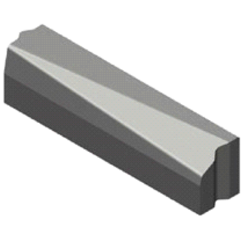 Trottoirband 13/15x25-5/20x20 verloop rechts grijs visbek