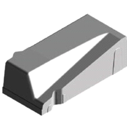 Invalide-inritblok 18/20 8/20x65x30 links grijs visbek