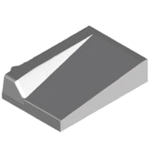 Invalide-inritblok 13/15 17/8X75X50 links grijs visbek