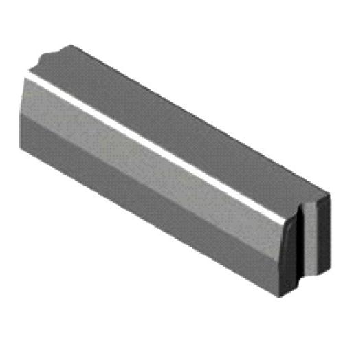 Trottoirband 13/15x25x100 cm recht zwart visbek