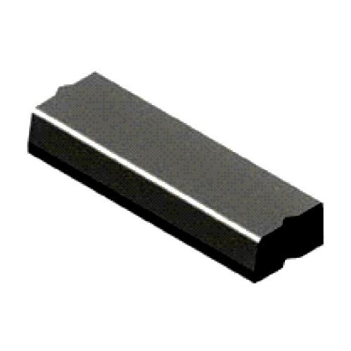 Trottoirband 28/30x16x100 cm zwart visbek