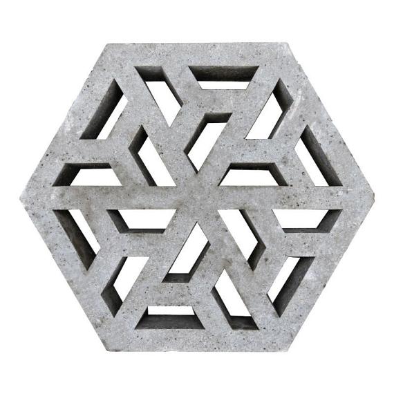 Schellevis oud hollandse eco-tegel 37,5x37,5x7 cm grijs