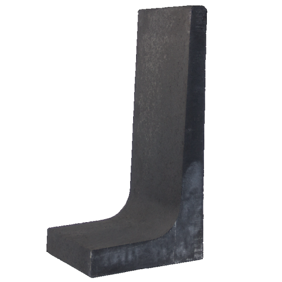 L-Element 100x50x40 cm zwart