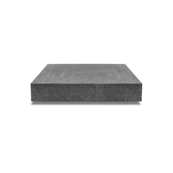 Oud Hollandse halve traptrede 50x37x15 antraciet