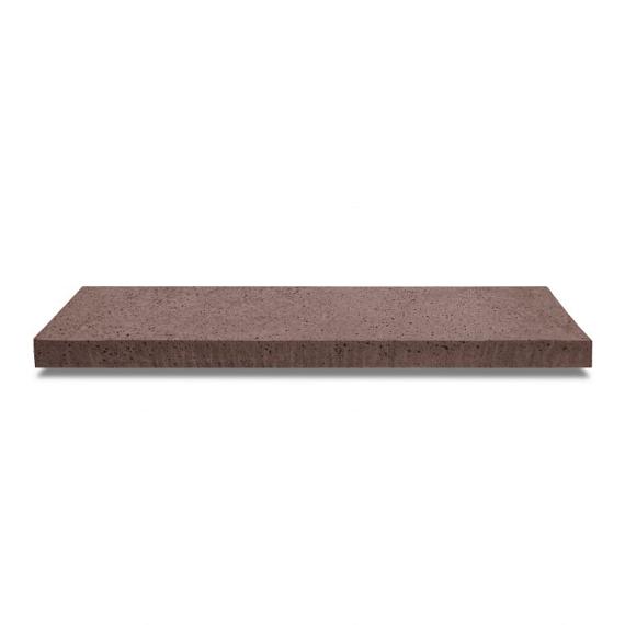 Oud Hollandse opsluitbanden (gewapend) 100x20x5 roodbruin