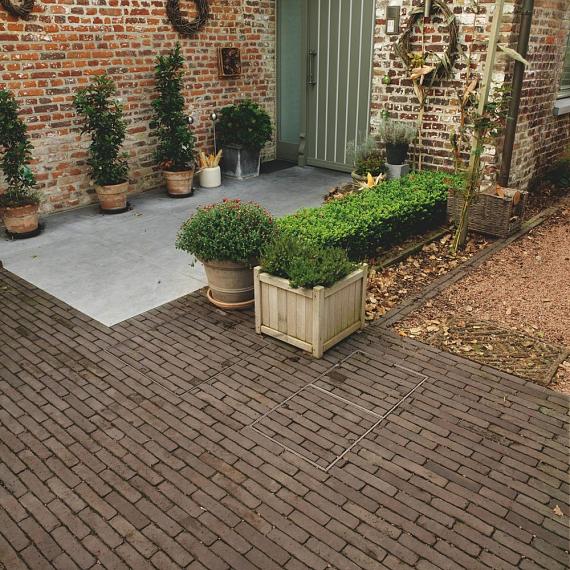 DF80 WS bruin/zwart getrommeld