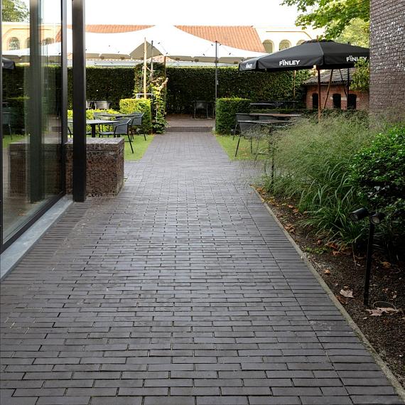 Gebakken Dikformaat Airolo Antraciet - Zwart Ongetrommeld