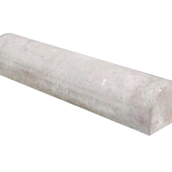 Stootband 2x recht 20x17x85 cm grijs