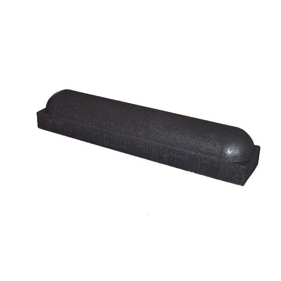 Stootband 2x rond 20x17x95 cm zwart