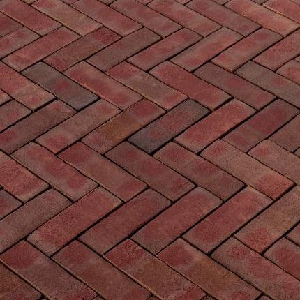 WF80 Morado gebakken waalformaat rood-paars genuanceerd