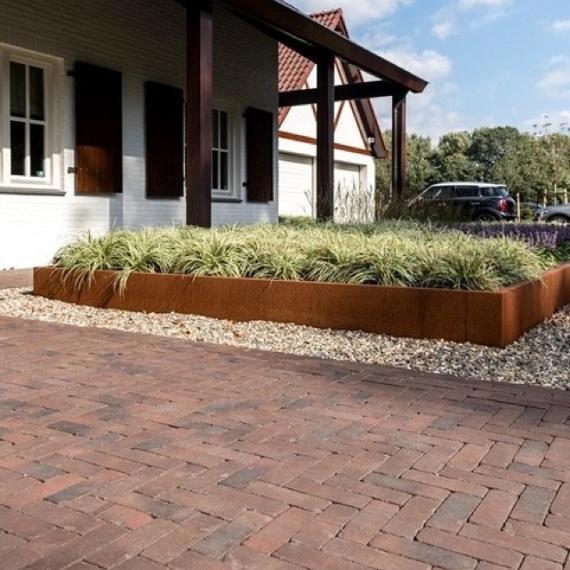 WF60 Vulcano Antica gebakken waalformaat rood-bruin-zwart
