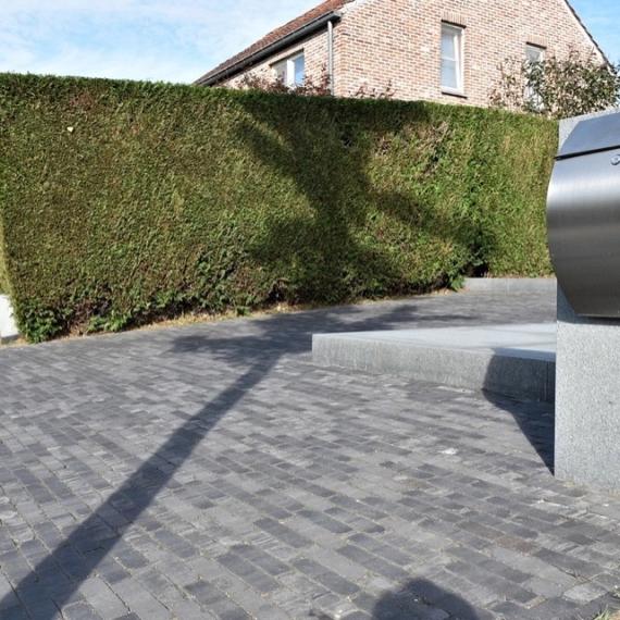 DF60 Lucca Antica gebakken dikformaat zwart zilverzand
