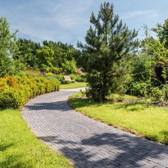 DF60 Lucca Antica gebakken dikformaat zwart zilverzand