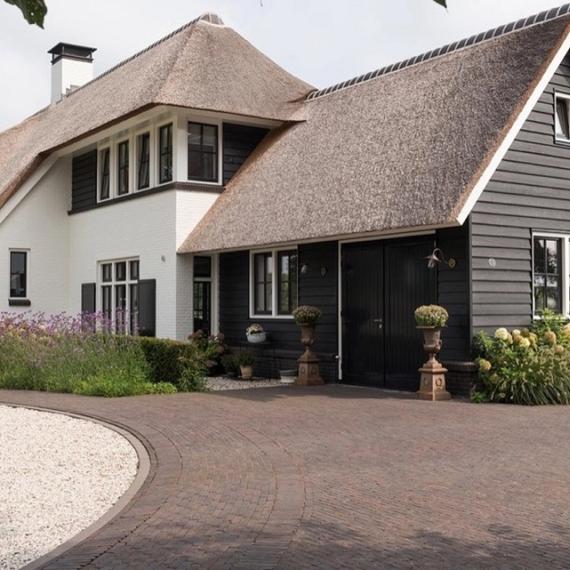 WF60 Iseo Antica gebakken waalformaat zwart-bruin