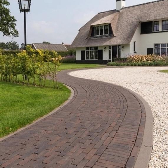 WF60 Iseo Antica gebakken waalformaat zwart-bruin