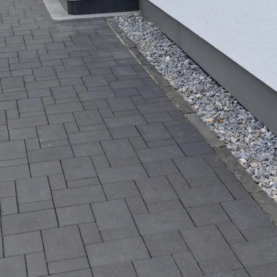 KF52 Milano gebakken keiformaat zwart