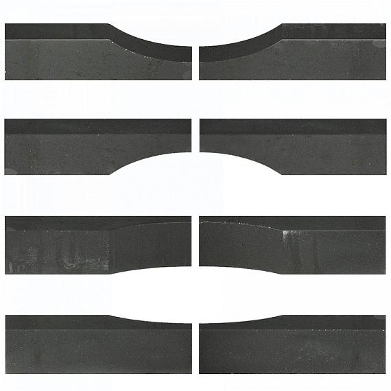Linia excellence wave 60x15x15 cm Nero