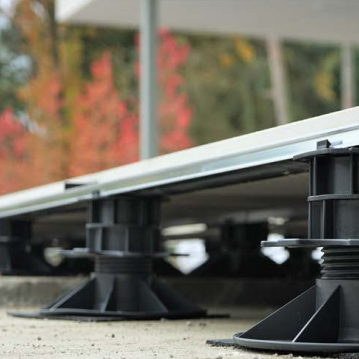 Structusol aluminium profiel ST16 lengte 2,4 m met rubber profiel