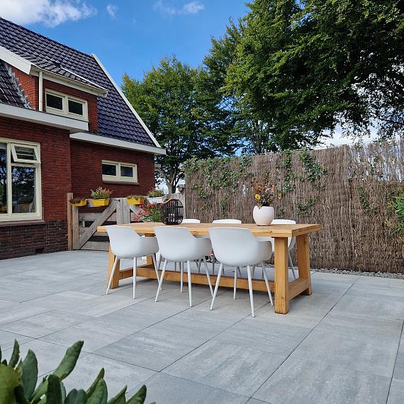 H2O comfort square 60x60x4 cm concrete