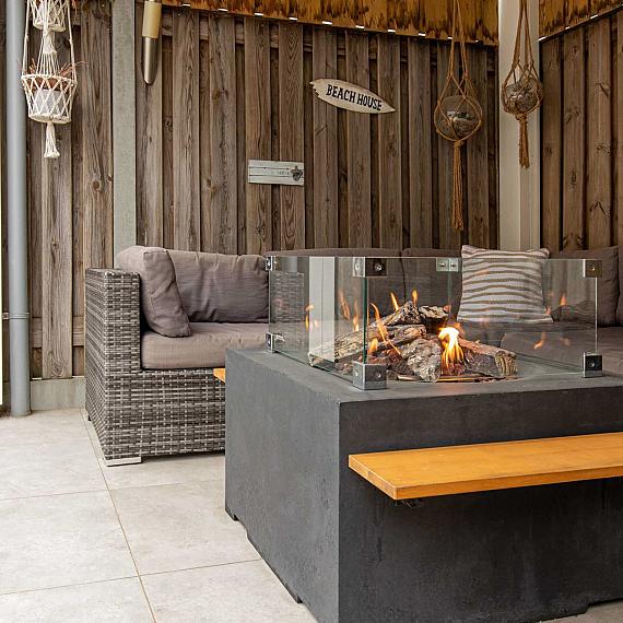 Ceramaxx 60x60x3 cm cimenti clay smoke rectified