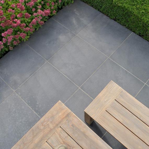Ceramaxx 60x60x3 cm durban slate black berry rectified