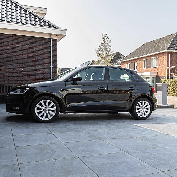 Ceramaxx 60x60x3 cm durban slate black berry rectified