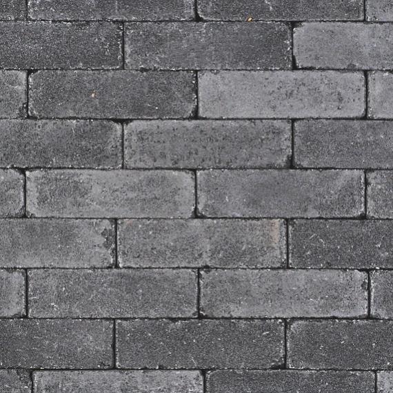 Antieke trommel dikformaat 8 cm antraciet