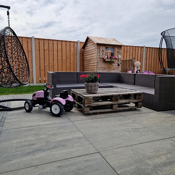 Patio square 90x90x6 cm concrete