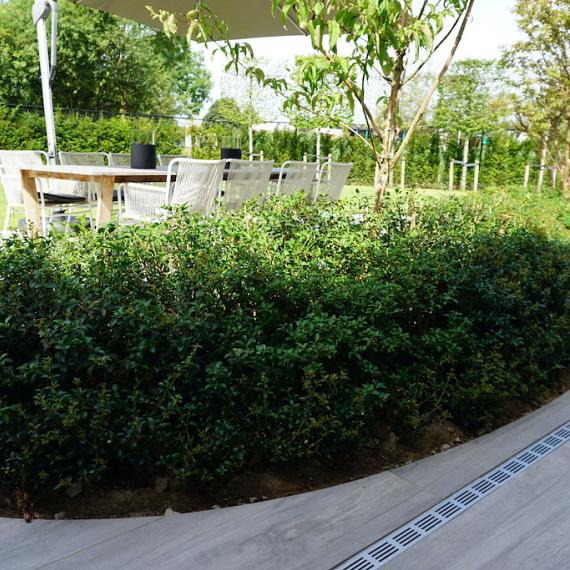 ACO Slimline gootelement + rooster aluminium 100 cm