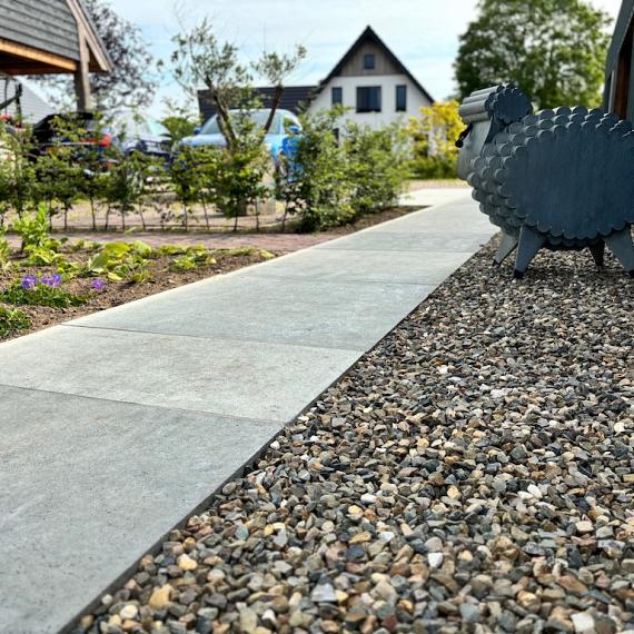 Oud Hollandse tegel 100x100x5 grijs