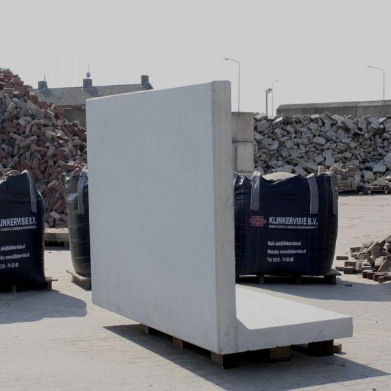 Silo compleet 300x400x155 cm Vloeistofkerende vloer