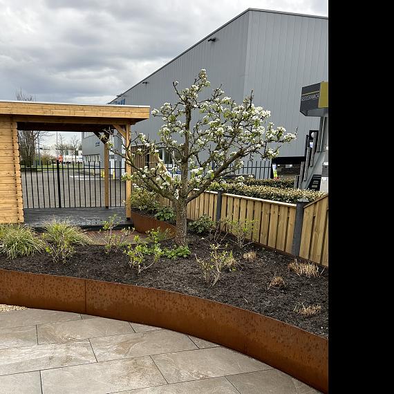 Borderpaneel flex corten 220x56