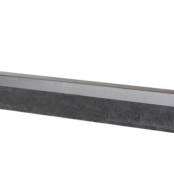 U-profiel gelijkzijdig opsluitband 6cm verzinkt 300x4,6x4,6x6,4
