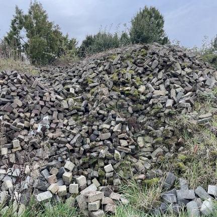 Oude Gebakken Waalformaten in Variabele Lengtes Bont (Losgestort)