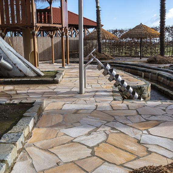 Rio sunrise flagstones extra 25-40mm