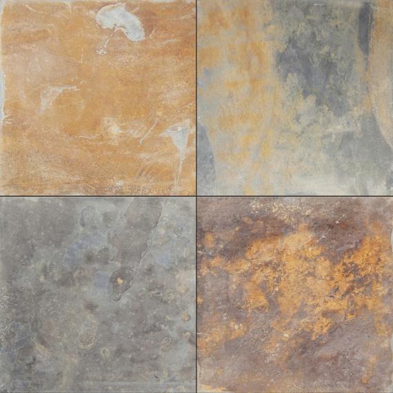 Multicolour slate basic 60x60x2-3cm