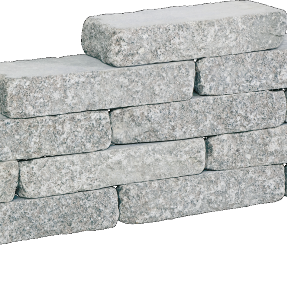 Graniwall grey rockface 40x16x8cm