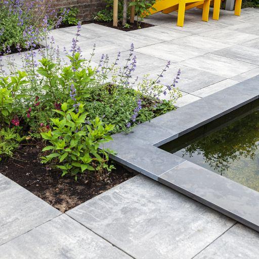Hoek blue moon honed linea 50/30x50x3cm