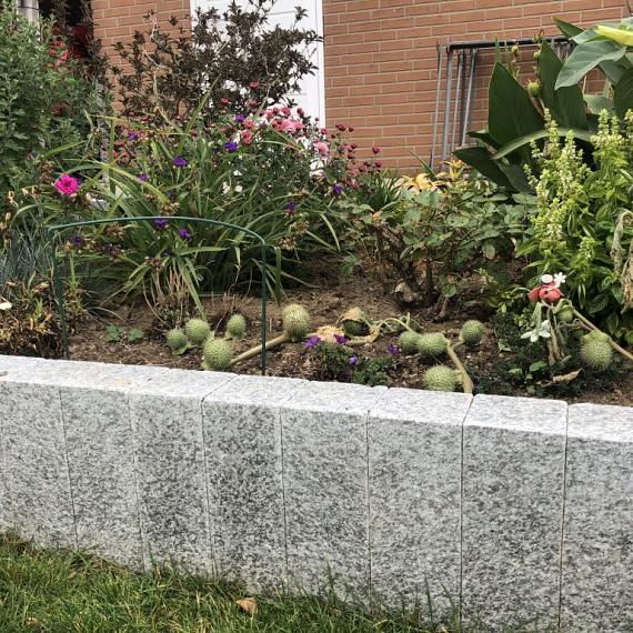 palissade g603 grijs piazzo 12x12x100 cm