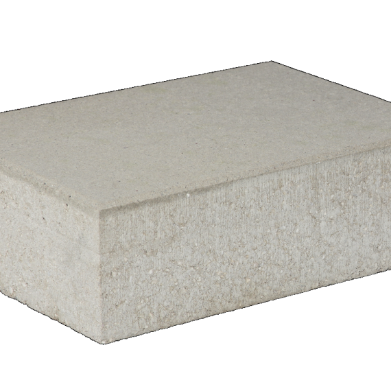 Traptrede 50x35x15cm grey glad