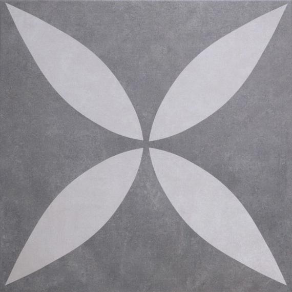 GeoCeramica® 60x60x4 Ambi. Antra Flower