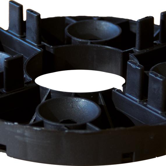 Accessoire t.b.v. tegeldrager Fisso: Rubber demping 2 mm