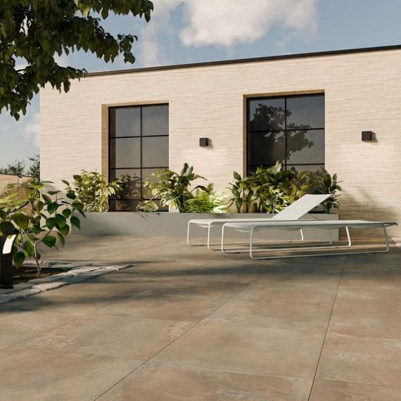Keramische tegel volterra copper tre 60x60x3cm