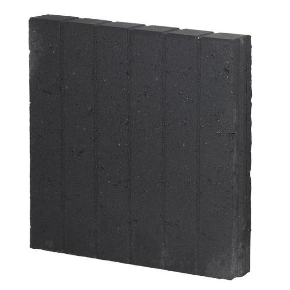 Palissadeband vierkant zwart 6x20x50cm
