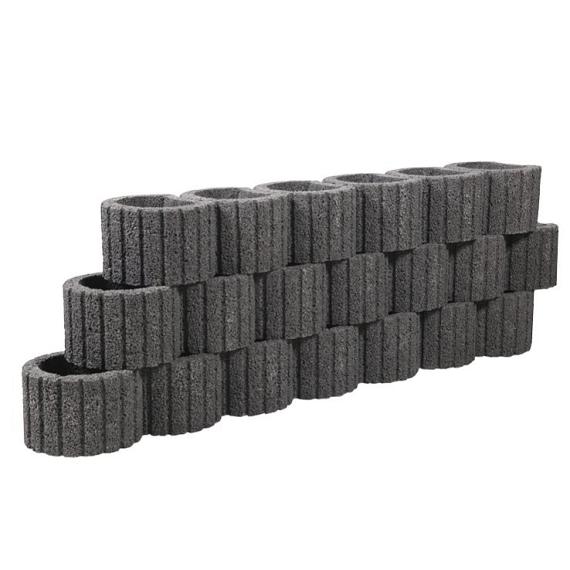 Rechthoekflor zwart 40x60x25cm