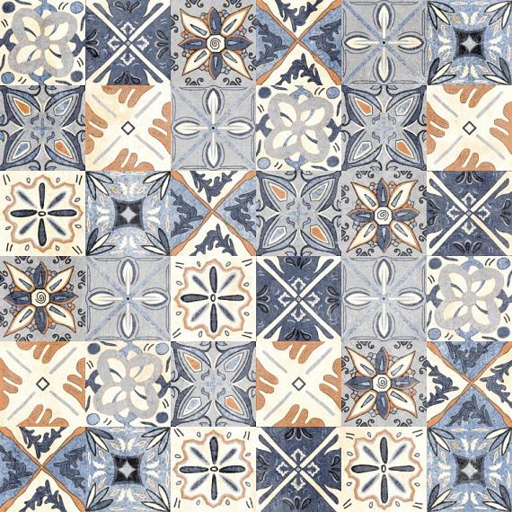 GeoCeramica topplaat DueDecora Multicolor 60x60x1 cm