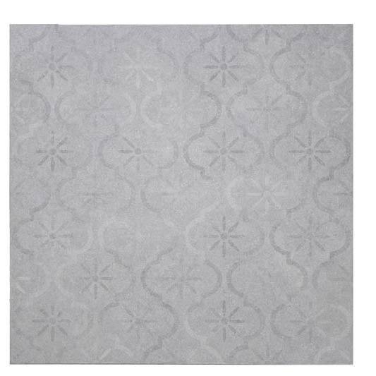 GeoCeramica® 80x80x4 Impasto Grigio Déco